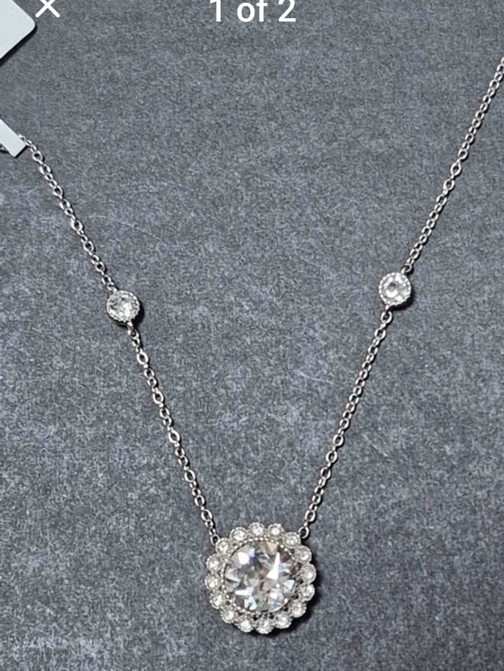 STERLING SWAROVSKI NECKLACE